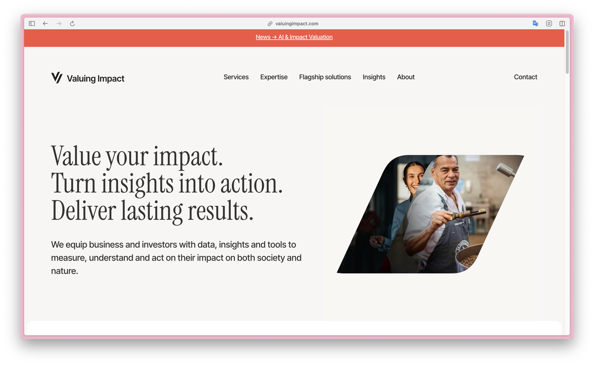 Valuing Impact-ful technology